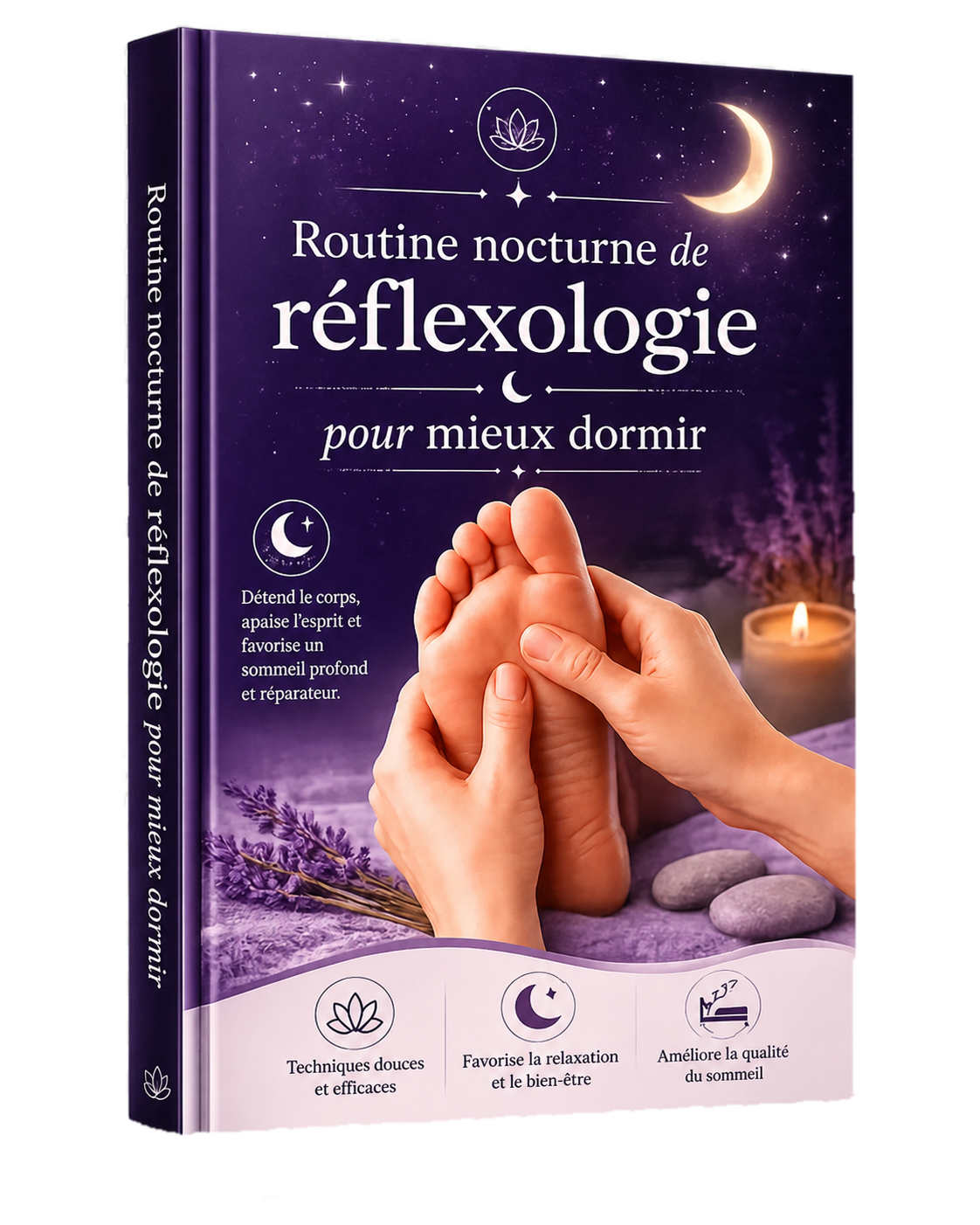 Routine nocturne de réflexologie pour mieux dormir